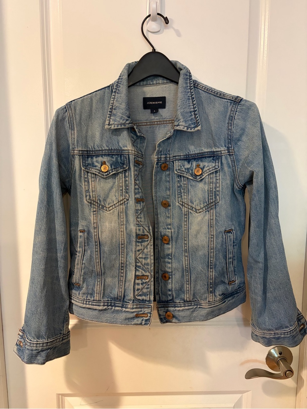 Women’s J. Crew Blue Denim Jacket, Size S